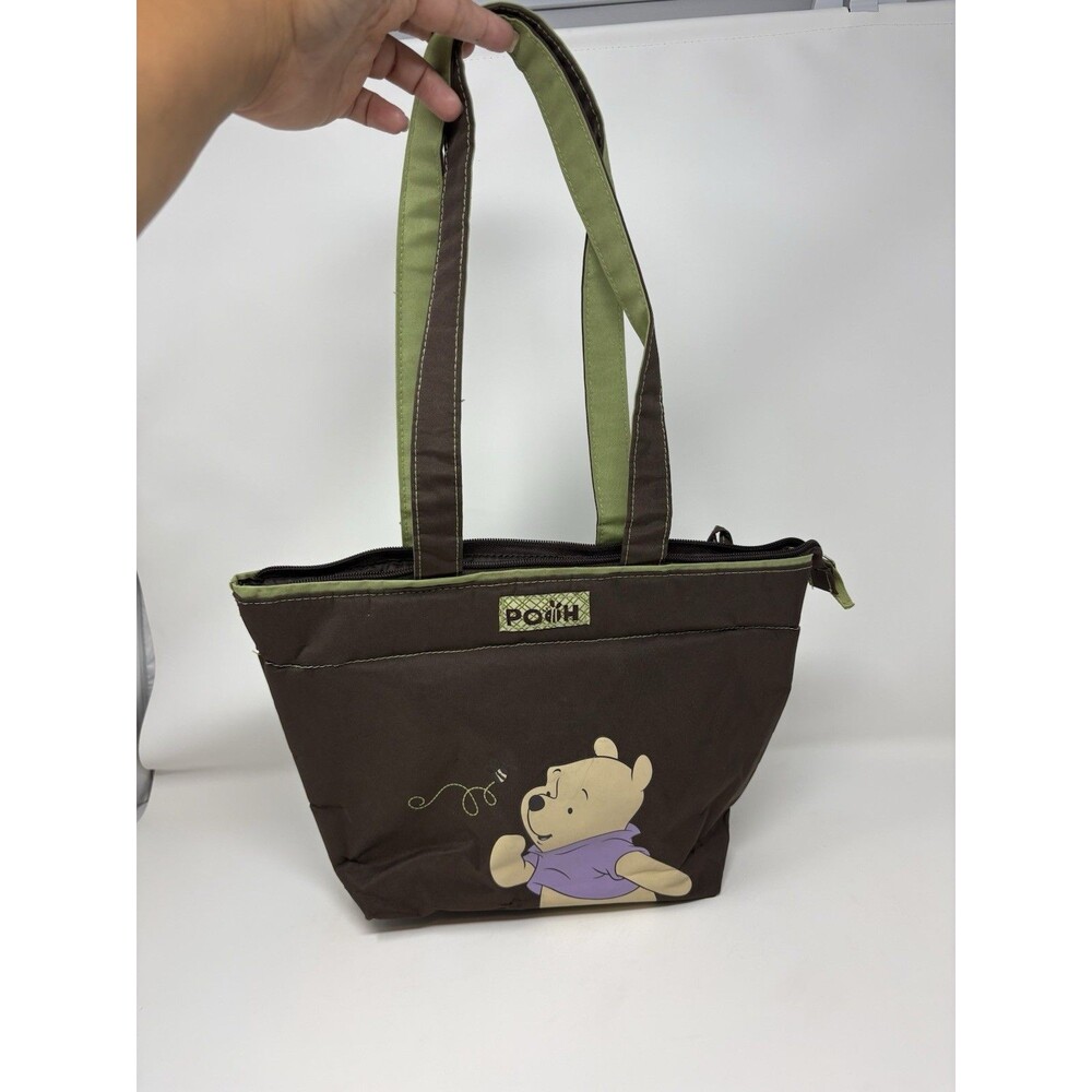Disney - Winnie the Pooh Tote, Diaper Bag Messenger Bag Tote Bag Brown